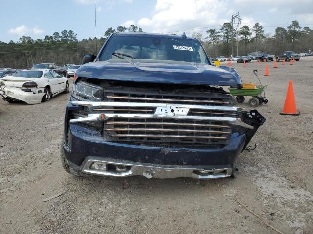 3GCUYHEL5MG395791 - 2021 CHEVROLET SILVERADO K1500 HIGH COUNTRY BLUE photo 5