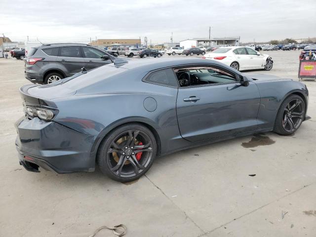 1G1FH1R79M0134531 - 2021 CHEVROLET CAMARO SS GRAY photo 3