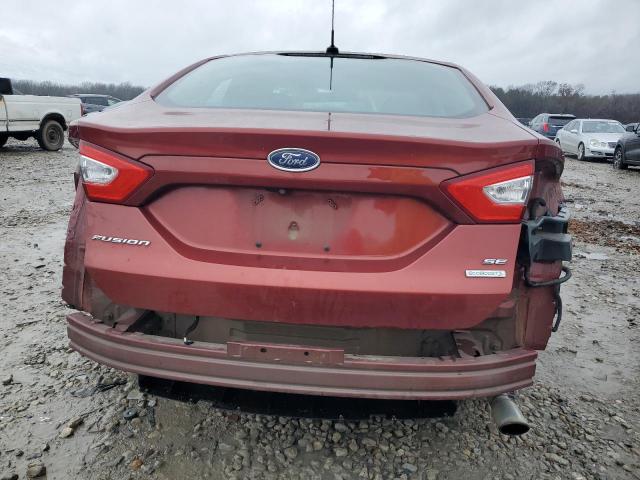 3FA6P0HDXER206047 - 2014 FORD FUSION SE ORANGE photo 6