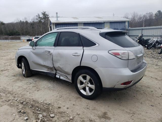 2T2BK1BA0BC096280 - 2011 LEXUS RX 350 SILVER photo 2