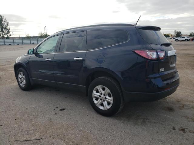 1GNKRFED0GJ242909 - 2016 CHEVROLET TRAVERSE LS BLUE photo 2