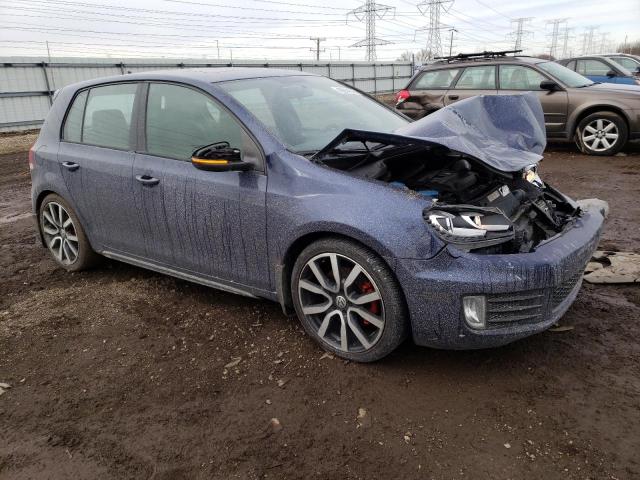 WVWHD7AJ6DW055322 - 2013 VOLKSWAGEN GTI BLUE photo 4