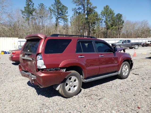 JTEZU14R38K021186 - 2008 TOYOTA 4RUNNER SR5 MAROON photo 3