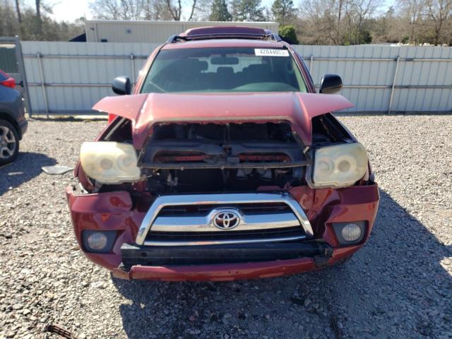 JTEZU14R38K021186 - 2008 TOYOTA 4RUNNER SR5 MAROON photo 5