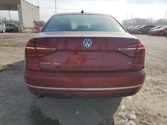 1VWLA7A34KC010640 - 2019 VOLKSWAGEN PASSAT WOLFSBURG BURGUNDY photo 6