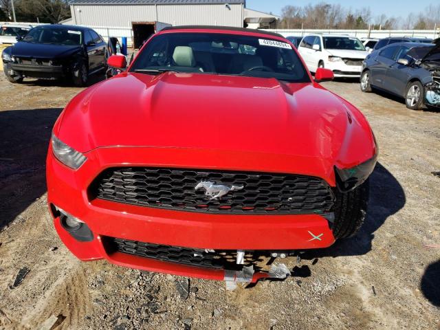 1FATP8UHXF5415450 - 2015 FORD MUSTANG RED photo 5