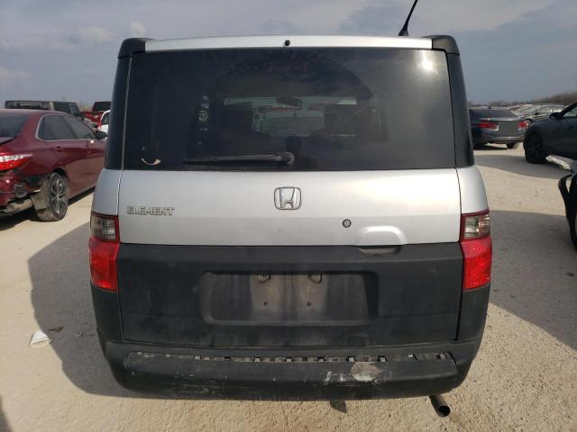 5J6YH18377L015095 - 2007 HONDA ELEMENT LX SILVER photo 6