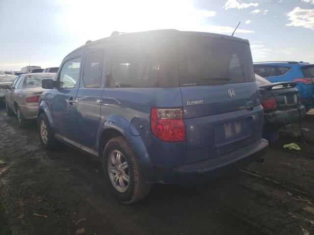 5J6YH28778L020145 - 2008 HONDA ELEMENT EX BLUE photo 2