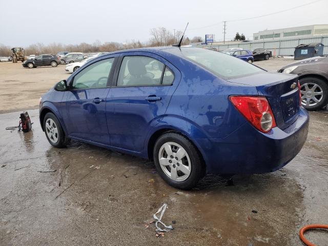 1G1JA5SH2D4257881 - 2013 CHEVROLET SONIC LS BLUE photo 2