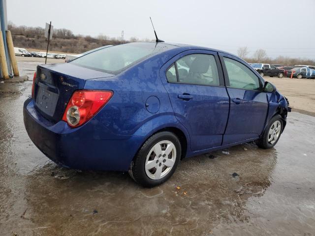 1G1JA5SH2D4257881 - 2013 CHEVROLET SONIC LS BLUE photo 3