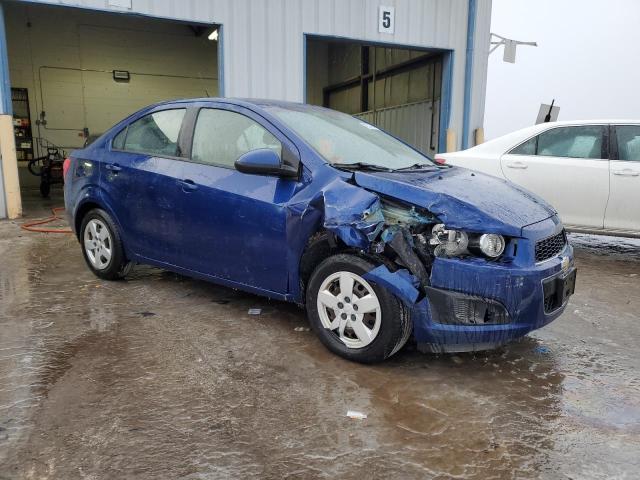 1G1JA5SH2D4257881 - 2013 CHEVROLET SONIC LS BLUE photo 4