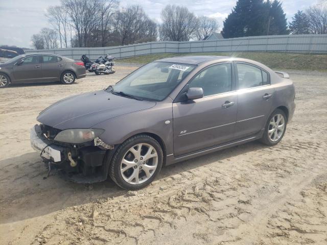 JM1BK323981847035 - 2008 MAZDA 3 S GRAY photo 1