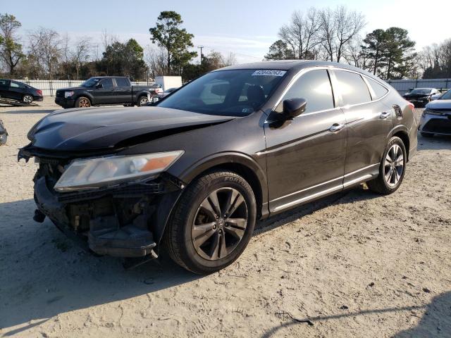 5J6TF2H54DL005708 - 2013 HONDA CROSSTOUR EXL BROWN photo 1