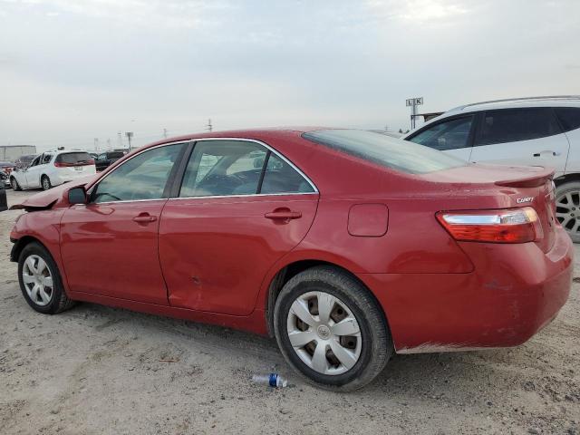 4T1BE46K77U031240 - 2007 TOYOTA CAMRY CE RED photo 2