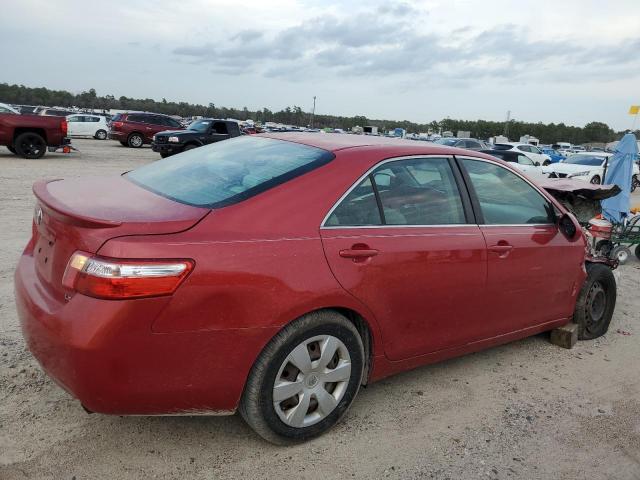 4T1BE46K77U031240 - 2007 TOYOTA CAMRY CE RED photo 3