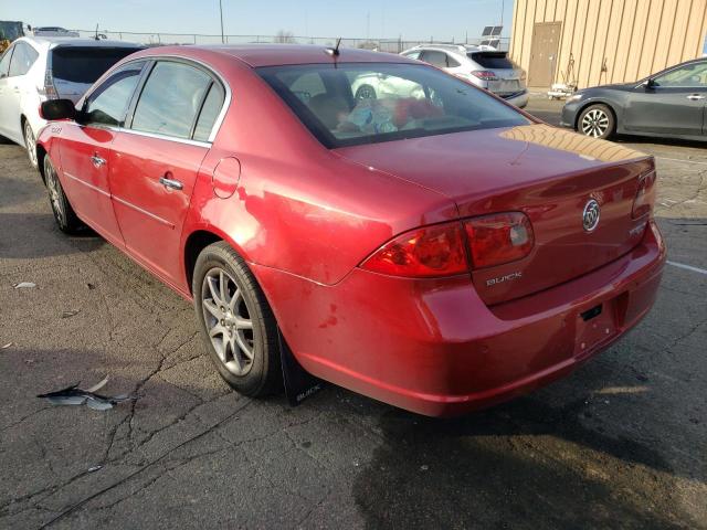 1G4HD57286U157753 - 2006 BUICK LUCERNE CXL RED photo 3