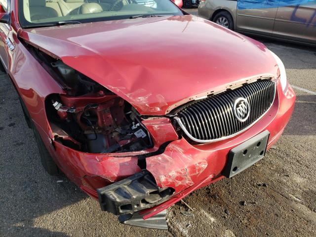 1G4HD57286U157753 - 2006 BUICK LUCERNE CXL RED photo 9