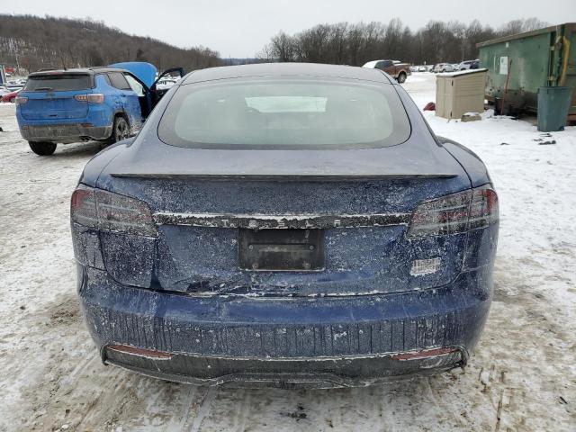 5YJSA1E6XPF528200 - 2023 TESLA MODEL S BLUE photo 6