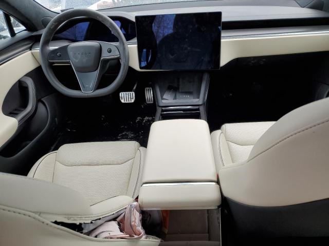 5YJSA1E6XPF528200 - 2023 TESLA MODEL S BLUE photo 8