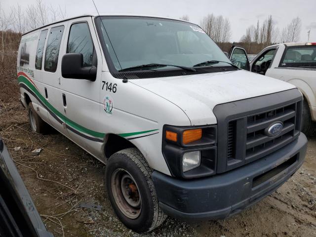 1FTNE1EW4BDA35405 - 2011 FORD ECONOLINE E150 VAN WHITE photo 4