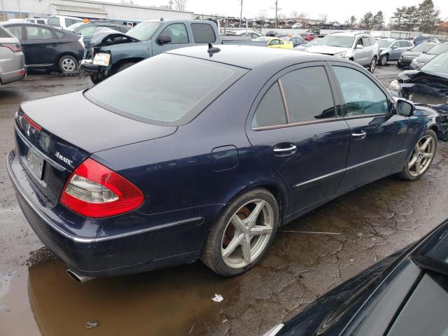 WDBUF87X48B228647 - 2008 MERCEDES-BENZ E 350 4MATIC BLUE photo 3