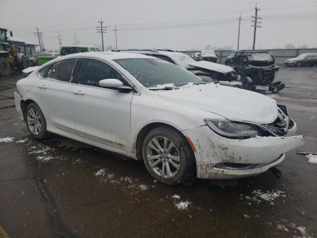 1C3CCCAB5FN722926 - 2015 CHRYSLER 200 LIMITED WHITE photo 4