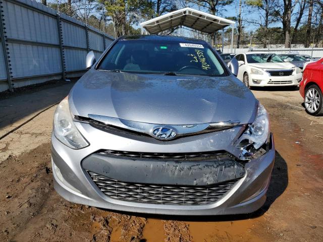 KMHEC4A47EA115889 - 2014 HYUNDAI SONATA HYBRID SILVER photo 5