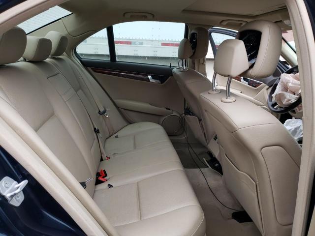 WDDGF8BB0BR135087 - 2011 MERCEDES-BENZ C 300 4MATIC BLUE photo 10