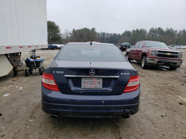 WDDGF8BB0BR135087 - 2011 MERCEDES-BENZ C 300 4MATIC BLUE photo 6