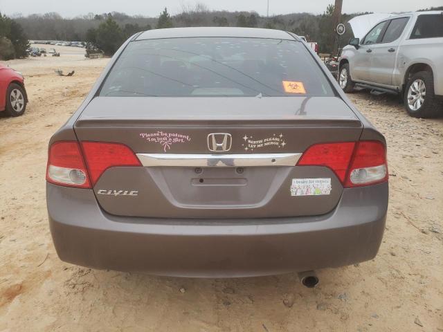 2HGFA1F60AH526426 - 2010 HONDA CIVIC LX-S GRAY photo 6
