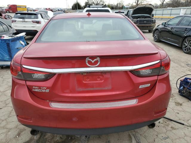 JM1GJ1W64E1129261 - 2014 MAZDA 6 GRAND TOURING RED photo 6