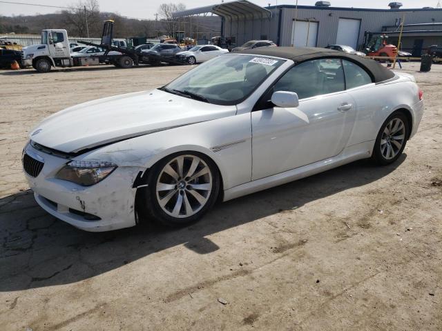 WBAEB53598CX63940 - 2008 BMW 650 I WHITE photo 1