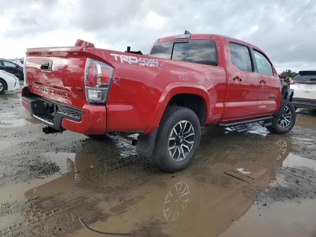 3TMDZ5BNXMM110201 - 2021 TOYOTA TACOMA DOUBLE CAB RED photo 3