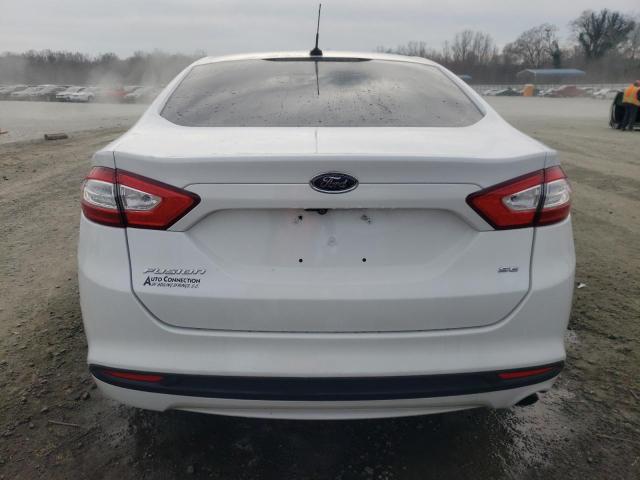 3FA6P0H71GR227401 - 2016 FORD FUSION SE WHITE photo 6