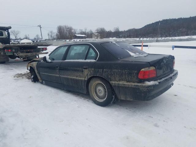 WBAGK2320WDH69990 - 1998 BMW 750 IL BLACK photo 2