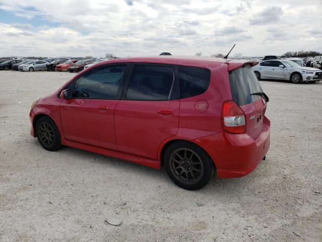 JHMGD38667S047026 - 2007 HONDA FIT S RED photo 2