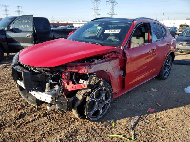 ZASPAKBN2N7D26565 - 2022 ALFA ROMEO STELVIO TI RED photo 1