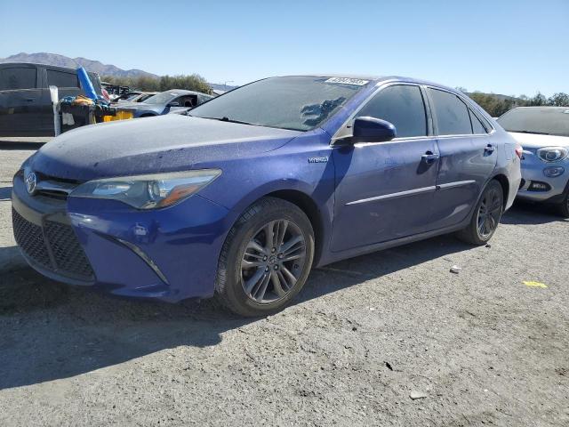 4T1BD1FK8FU153556 - 2015 TOYOTA CAMRY HYBRID BLUE photo 1