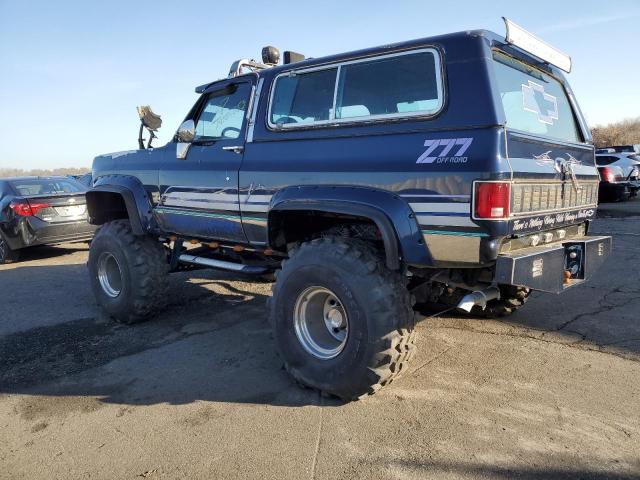 CKL187F116885 - 1977 CHEVROLET BLAZER BLUE photo 2