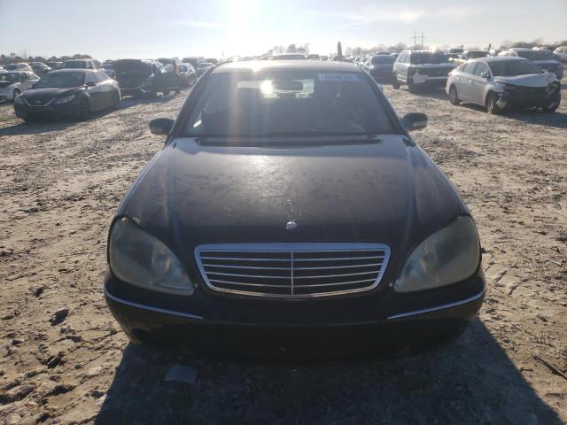 WDBNG70J82A238323 - 2002 MERCEDES-BENZ S 430 BLACK photo 5