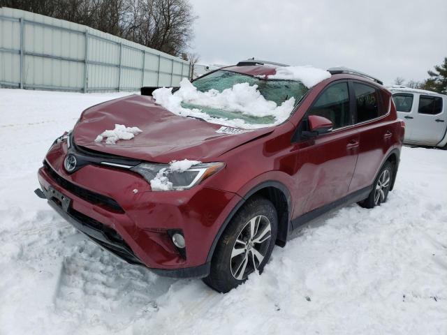 2T3RFREVXJW823806 - 2018 TOYOTA RAV4 ADVENTURE MAROON photo 1