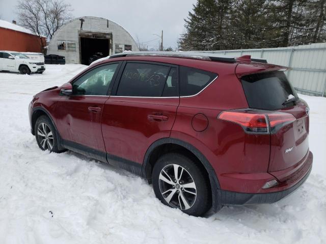 2T3RFREVXJW823806 - 2018 TOYOTA RAV4 ADVENTURE MAROON photo 2