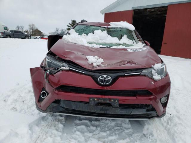 2T3RFREVXJW823806 - 2018 TOYOTA RAV4 ADVENTURE MAROON photo 5