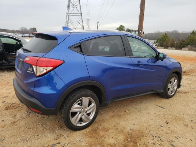 3CZRU6H58KM714080 - 2019 HONDA HR-V EX BLUE photo 3