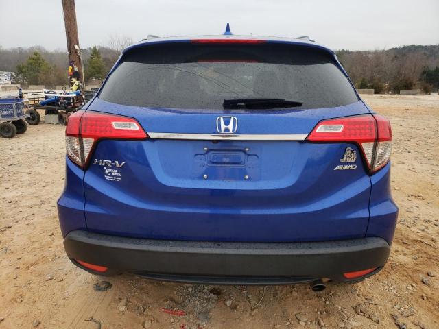 3CZRU6H58KM714080 - 2019 HONDA HR-V EX BLUE photo 6