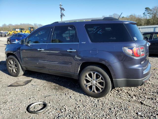 1GKKRSKD0EJ175266 - 2014 GMC ACADIA SLT-2 BLUE photo 2