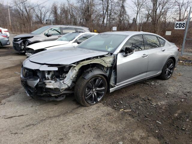 19UUB6F54MA004491 - 2021 ACURA TLX TECH A SILVER photo 1