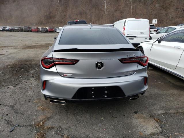 19UUB6F54MA004491 - 2021 ACURA TLX TECH A SILVER photo 6