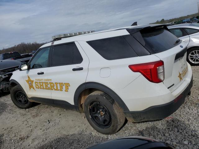 1FM5K8AB6MGC24543 - 2021 FORD EXPLORER POLICE INTERCEPTOR თეთრი ფოტო 2