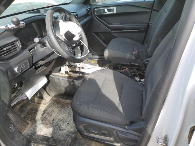 1FM5K8AB6MGC24543 - 2021 FORD EXPLORER POLICE INTERCEPTOR თეთრი ფოტო 7